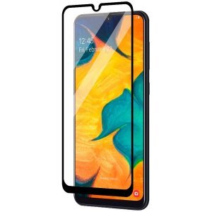 Folie de protectie Ecran OEM pentru Huawei P30 lite, Sticla securizata, Full Glue, 6D, Neagra