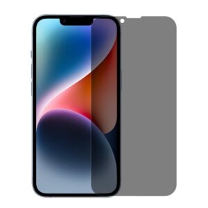 Folie de protectie Ecran Privacy NORTHJO pentru Apple iPhone 14 / 13 Pro / 13, Sticla Securizata, Full Glue, 2.5D 