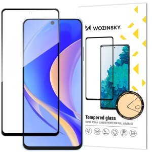 Folie de protectie Ecran WZK pentru Huawei nova Y90, Sticla securizata, Full Glue, Case Friendly, Neagra