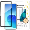 Folie de protectie Ecran WZK pentru Oppo Reno6, Sticla securizata, Full Glue, Neagra