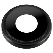 Geam Camera Spate Apple iPhone XR, cu Rama, Negru