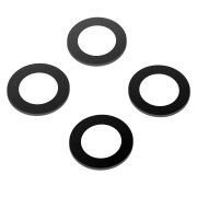 Geam Camera Spate Honor X8, Wide + UltraWide + Macro + Depth, Negru 