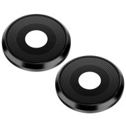 Geam Camera Spate Huawei Mate 20 Lite, Wide + Depth, cu Rama, Negru