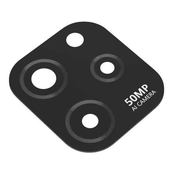 Geam Camera Spate Huawei nova Y61, Wide + Macro + Depth, Negru 