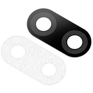 Geam Camera Spate Huawei P20 Lite, Negru