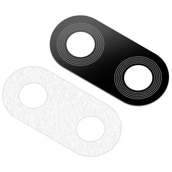 Geam Camera Spate Huawei P20 Lite, Negru