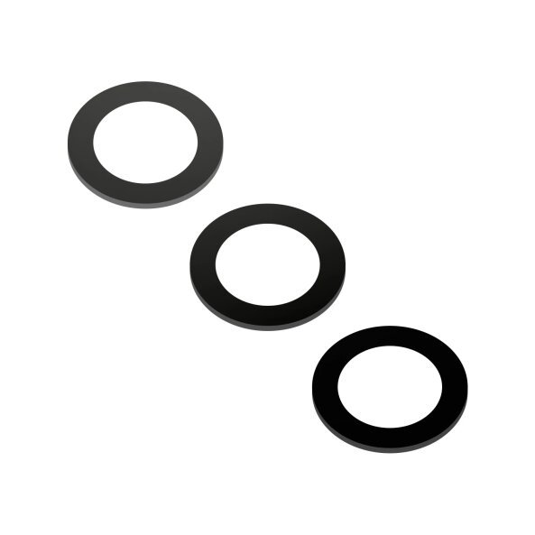 Geam Camera Spate Motorola Moto G60S, Wide + UltraWide + Macro, Negru 