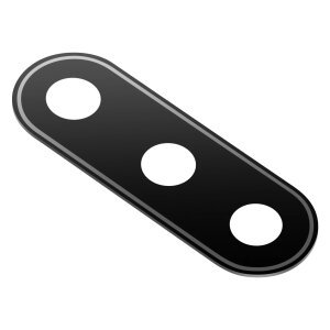 Geam Camera Spate Nokia 2.4, Negru 