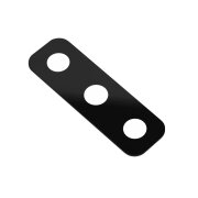 Geam Camera Spate Samsung Galaxy A7 (2018) A750, Negru, Service Pack GH64-07094A 