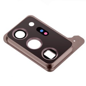 Geam Camera Spate Samsung Galaxy Note 20 Ultra 5G N986 / Note 20 Ultra N985, cu Rama, Bronz