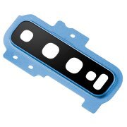 Geam Camera Spate Samsung Galaxy S10 G973, cu Rama, Albastru