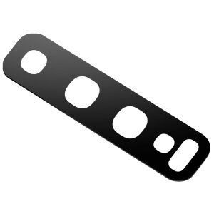 Geam Camera Spate Samsung Galaxy S10+ G975 / S10 G973, Negru