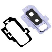 Geam Camera Spate Samsung Galaxy S9+ G965, cu Rama, Albastru