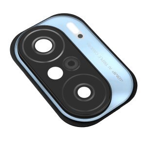 Geam Camera Spate Xiaomi Mi 11X / Redmi K40, cu Rama, Bleu