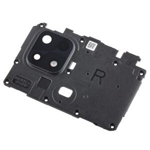 Geam Camera Spate Xiaomi Redmi 10C, cu Rama, Negru 