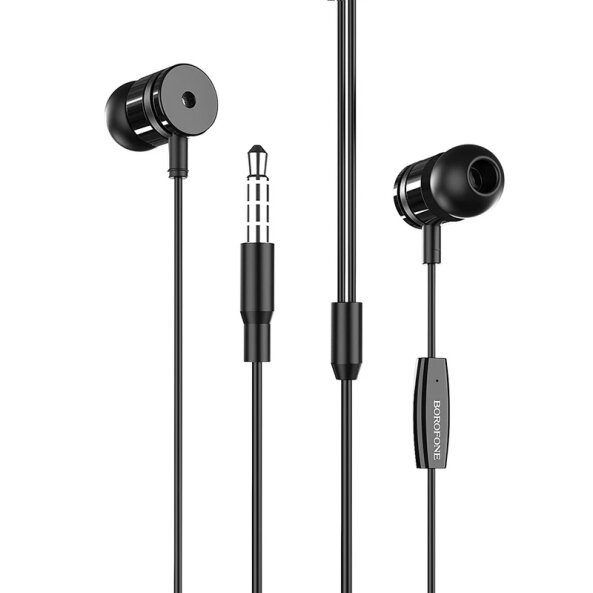 Handsfree 3.5mm Borofone BM31 Mysterious, Negru