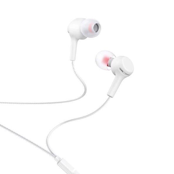 Handsfree 3.5mm HOCO M78 El Placer, Alb