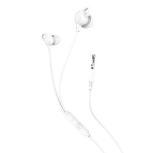 Handsfree 3.5mm HOCO M89 Comfortable, Alb