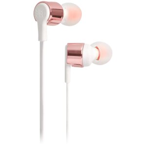 Handsfree 3.5mm JBL T210, Roz Auriu JBLT210RGD