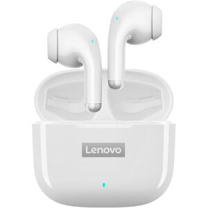 Handsfree Bluetooth Lenovo LP40 Pro, TWS, Alb 