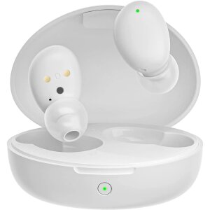 Handsfree Bluetooth QCY T16, TWS, Alb