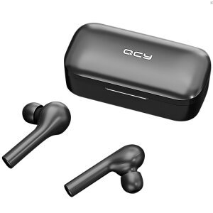 Handsfree Bluetooth QCY T5, TWS, Negru
