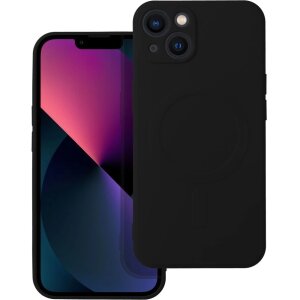 Husa MagSafe pentru Apple iPhone 13, OEM, Silicone Mag, Neagra