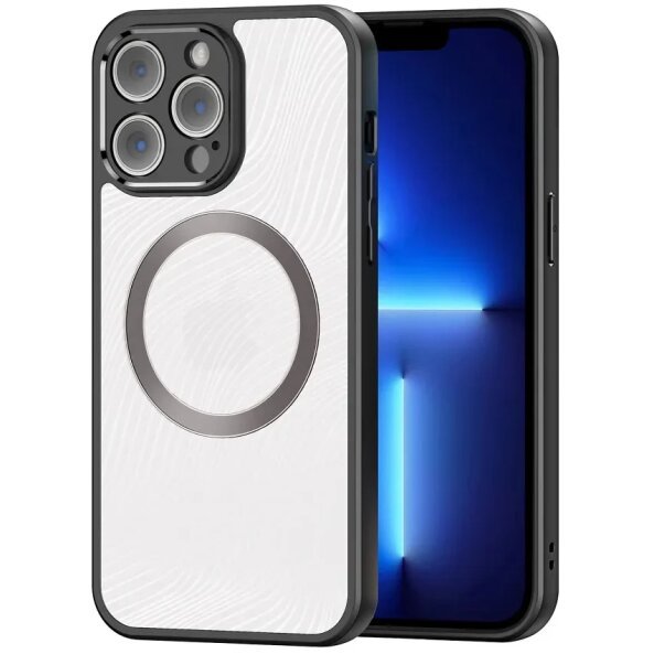 Husa MagSafe pentru Apple iPhone 13 Pro Max, DUX DUCIS, Aimo Mag, Neagra 