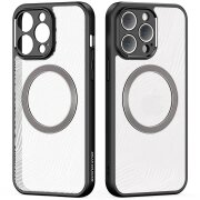 Husa MagSafe pentru Apple iPhone 14 Pro Max, DUX DUCIS, Aimo Mag, Neagra 