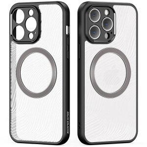 Husa MagSafe pentru Apple iPhone 14 Pro Max, DUX DUCIS, Aimo Mag, Neagra 