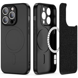 Husa MagSafe pentru Apple iPhone 14 Pro, Tech-Protect, Icon, Neagra