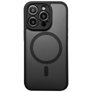 Husa MagSafe pentru Apple iPhone 15 Pro, OEM, Magnetic, Neagra 