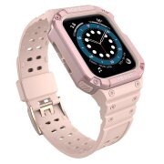Husa OEM Armored pentru Apple Watch 41mm / 40mm / 38mm Series, Roz