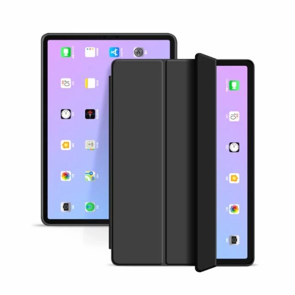 Husa pentru Apple iPad Air (2022) / Air (2020), Tech-Protect, SmartCase, Neagra 
