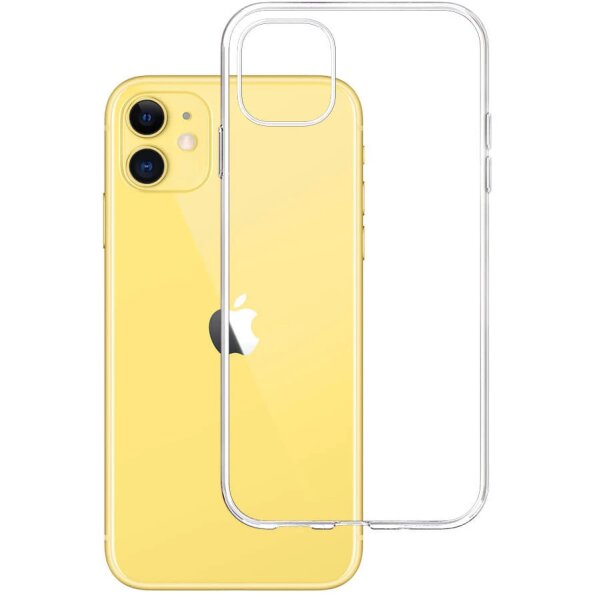 Husa pentru Apple iPhone 11, 3MK, Clear, Transparenta