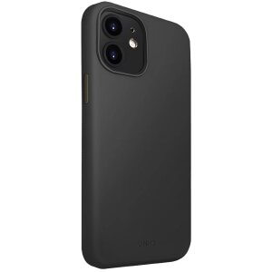 Husa pentru Apple iPhone 12 mini, UNIQ, Lino, Neagra