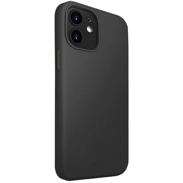 Husa pentru Apple iPhone 12 mini, UNIQ, Lino, Neagra