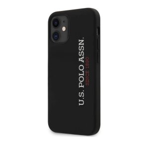 Husa pentru Apple iPhone 12 mini, U.S. Polo, Neagra USHCP12SSLBKV2