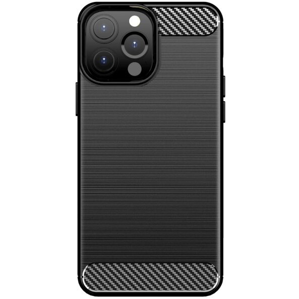 Husa pentru Apple iPhone 14 Pro, Forcell, Carbon, Neagra