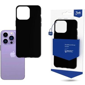 Husa pentru Apple iPhone 14 Pro Max, 3MK, Matt, Neagra