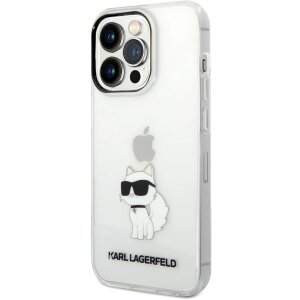 Husa pentru Apple iPhone 14 Pro Max, Karl Lagerfeld, IML Choupette NFT, Transparenta KLHCP14XHNCHTCT 