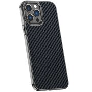 Husa pentru Apple iPhone 14 Pro Max, OEM, Kevlar Electroplated, Neagra 