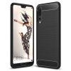 Husa pentru Huawei P20 Pro, OEM, Carbon, Neagra