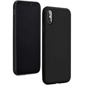 Husa pentru Huawei Y5p, Forcell, Silicone Lite, Neagra