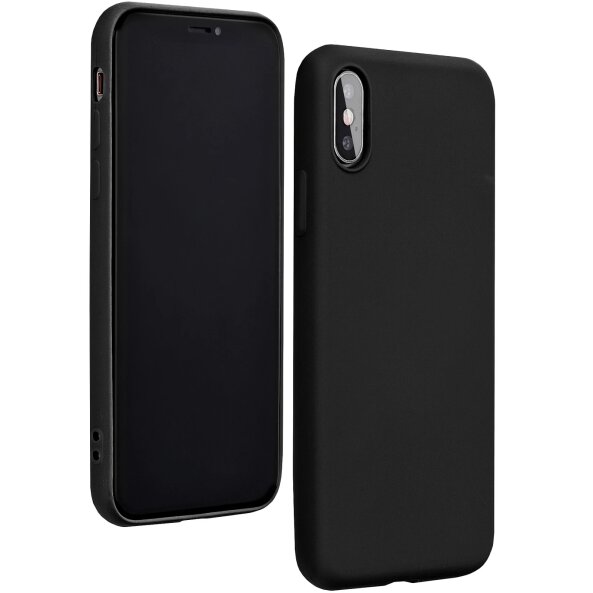 Husa pentru Huawei Y5p, Forcell, Silicone Lite, Neagra