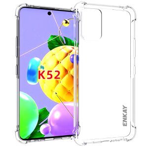Husa pentru LG Q52 / LG K52, Enkay, Antisoc, Transparenta