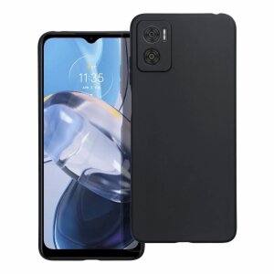 Husa pentru Motorola Moto E22i / E22, OEM, Matt, Neagra 