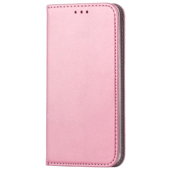 Husa pentru Samsung Galaxy A12 Nacho A127 / M12 M127 / A12 A125, OEM, Smart Magnetic, Roz Aurie