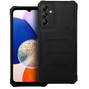 Husa pentru Samsung Galaxy A14 A145 / A14 5G A146, OEM, Heavy Duty, Neagra 
