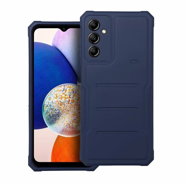 Husa pentru Samsung Galaxy A14 A145, OEM, Heavy Duty, Albastra